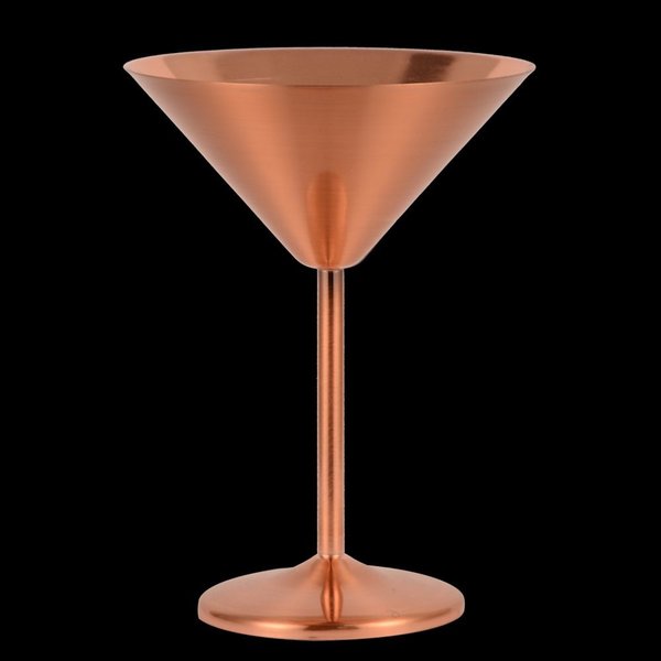 RVS martiniglas roze- 25cl