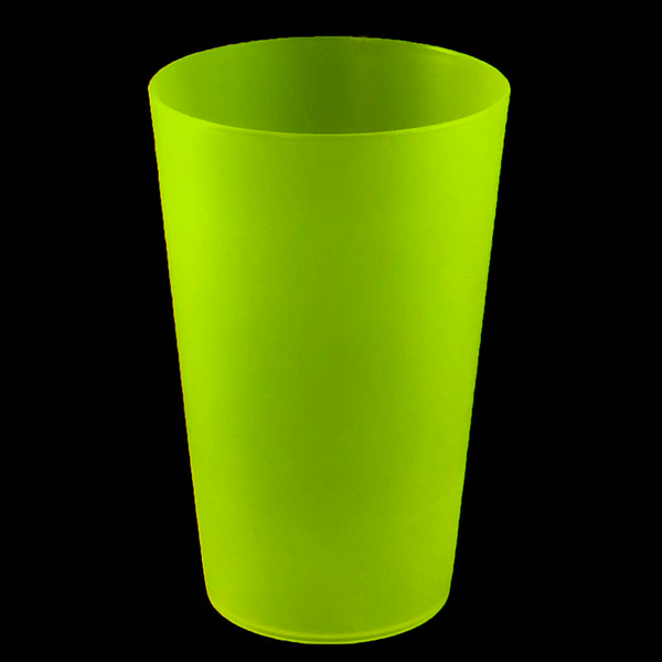 Eco polypropyleen glas Oranje - 25 cl - Bedrukking mogelijk