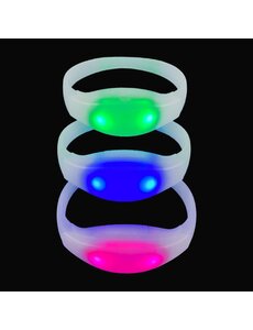  DMX LED armbanden - 800m bereik! - Bedrukking mogelijk!