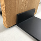 @Mask Desinfectie zuil Kantoor- & Horeca-dispenser | Luxe desinfectie meubel | Industrieel zwart met hout & van zware kwaliteit | Desinfectie paal