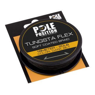 Pole Position Tungstaflex (Soft Coated Braid) 20m | hooklink material