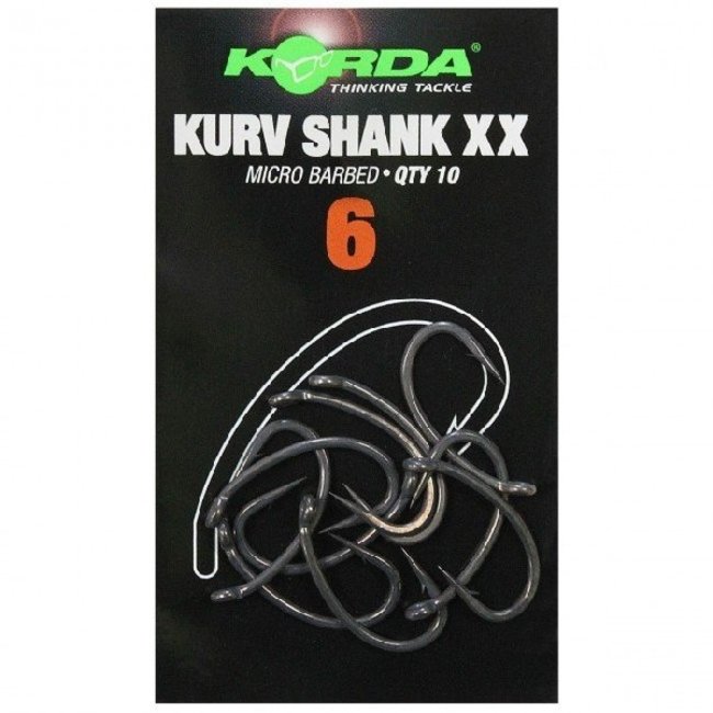 Korda Kurv Shank XX (10 Stück) | Karpfenhaken