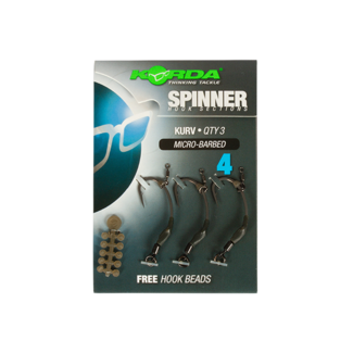 Korda Spinner Haken Abschnitte Kurv (3 Stück)