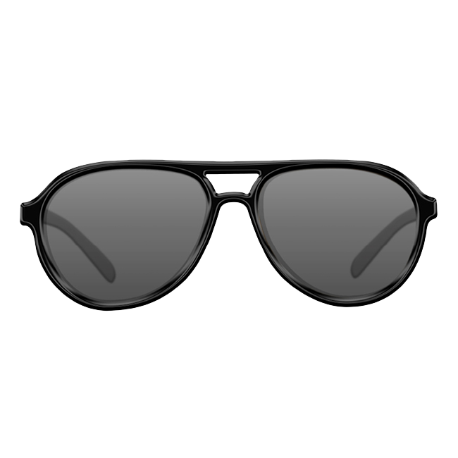 Korda Sonnenbrille Aviator | Matte schwarzer Rahmen | Graue Gläser | Sonnenbrille