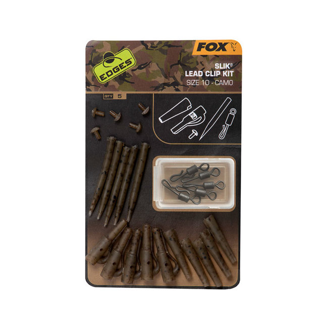 FOX Edges Camo Slik Lead Clip Kit (Size 10)