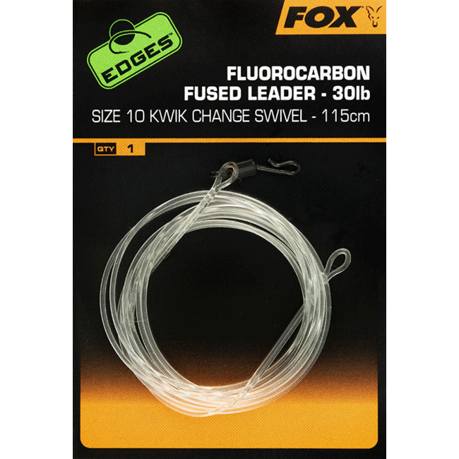 FOX Fluorocarbon Fused Leader (inkl. Kwik Change Swivel)