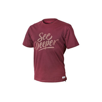 Fortis Eyewear T-Shirt 'See Deeper' (Kastanienbraun) OP=OP