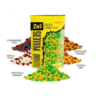 Carp Zoom 2in1 Turbo Pellets - 6mm - 500g