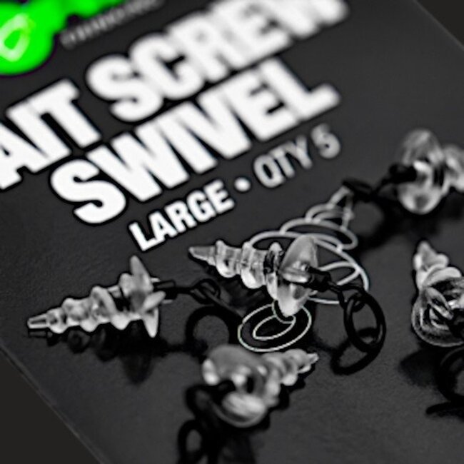 Korda Micro Ring Swivel Bait Screw Large (5 Stück)