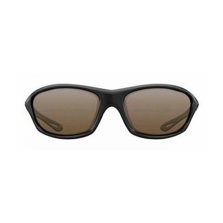 Korda Sonnenbrille Wraps Mattschwarzer Rahmen/Braune Gläser MK2