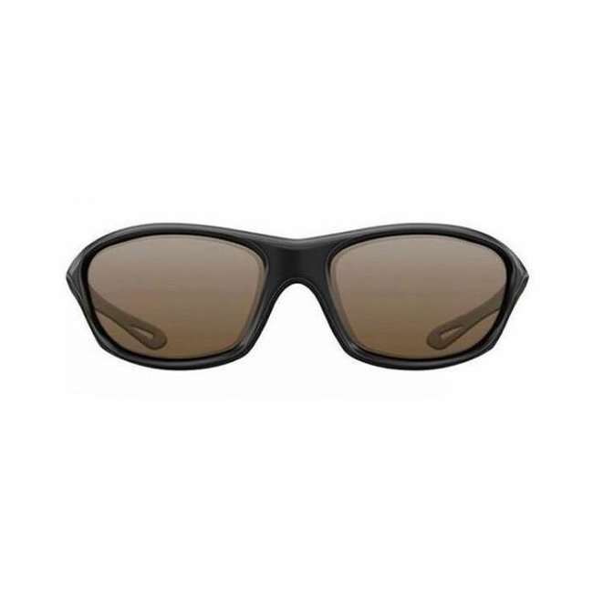 Korda Sonnenbrille Wraps Mattschwarzer Rahmen/Braune Gläser MK2