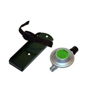 Seven Oaks Gasflaschenanschluss und -halter mit Gewinde