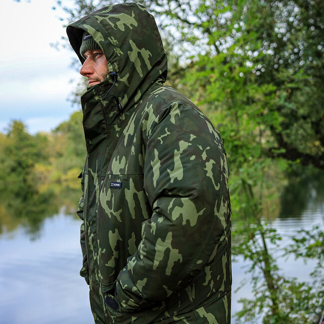 Sonik Schwergewichtige wattierte Jacke - Camo