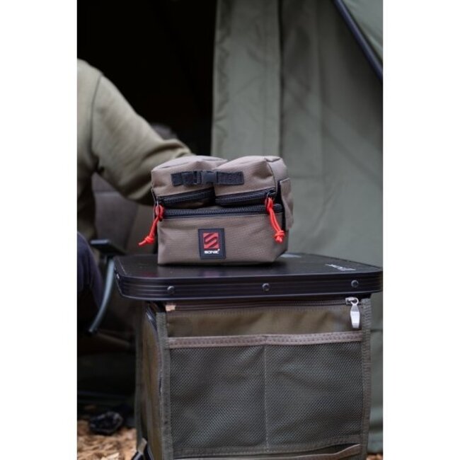 Sonik Foldout Tackle Pouch – ausklappbar – 600D-Material – Zubehörtasche