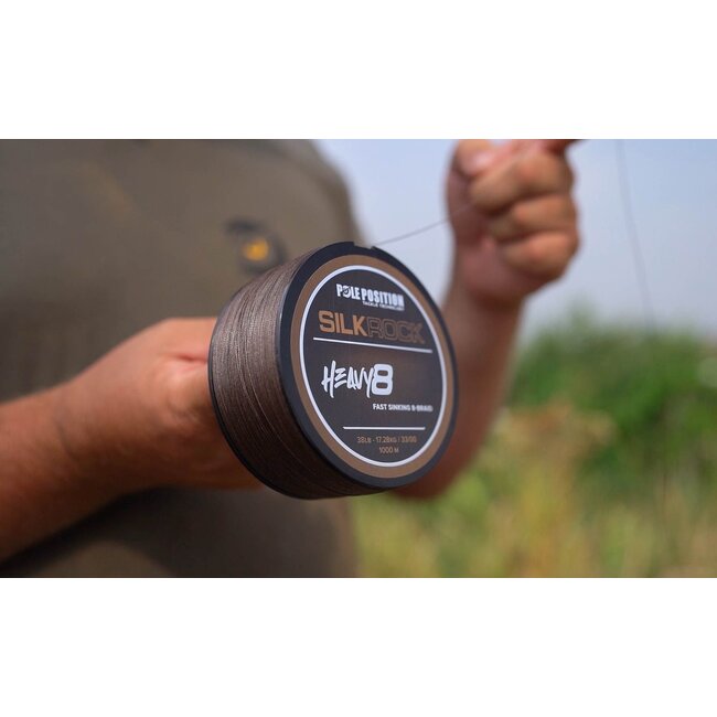 Pole Position Silkrock Heavy8 Schnell sinkendes Geflecht - 500M