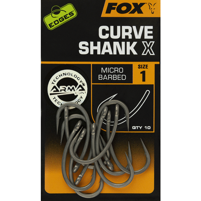 FOX Edges Curve Shank X (Karpfenhaken)