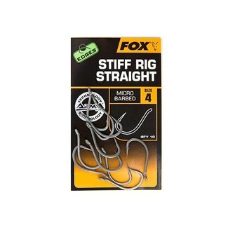 FOX EDGES™ Stiff Rig Straight (Karpfenhaken)