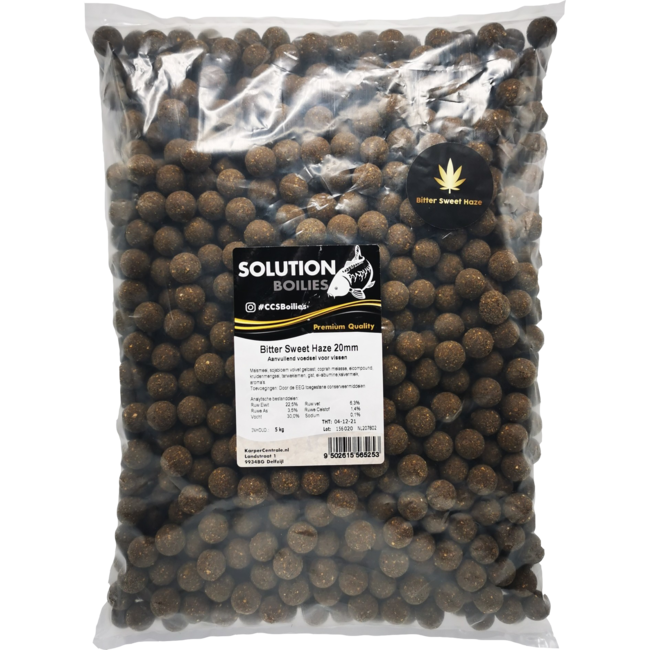 CC Solution Boilies Premium Range - Bitter Sweet Haze Boilies - 5KG