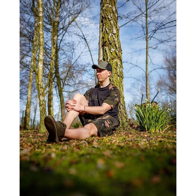 FOX Schwarz/Camo Outline T-Shirt