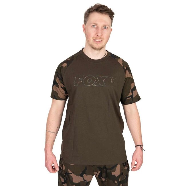 FOX Khaki / Camo Outline T-Shirt