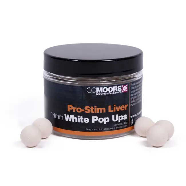 CC Moore Pro-Stim Leber Weiß Pop Ups 14mm