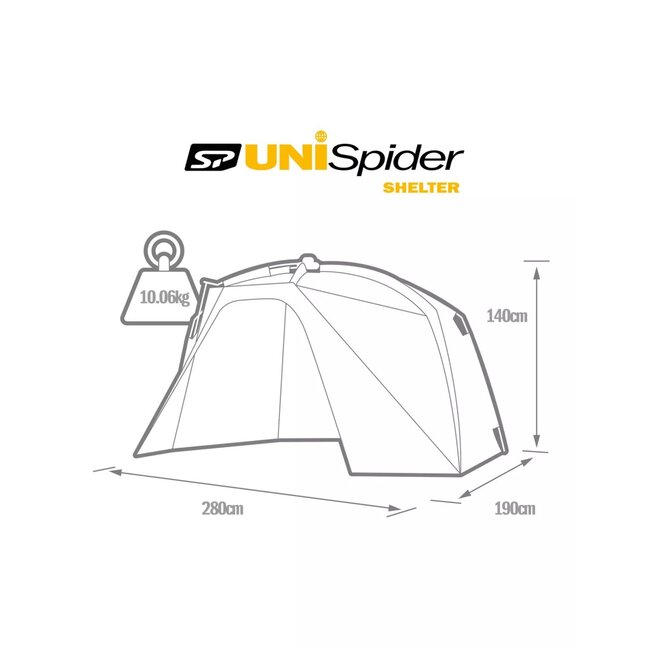 Solar SP Uni Spider Bundle - Bivvy - 1 Mann
