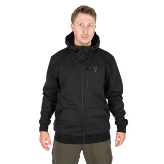 FOX Kollektion Soft Shell Jacke Schwarz & Orange (Letzte Größe XXL)