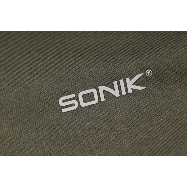 Sonik Raglan-Polo – Grün – MEDIUM