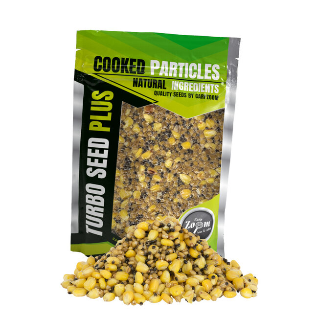 Carp Zoom Turbo Seed Plus (1kg) | Gebrauchsfertige Partikel | 8 Optionen