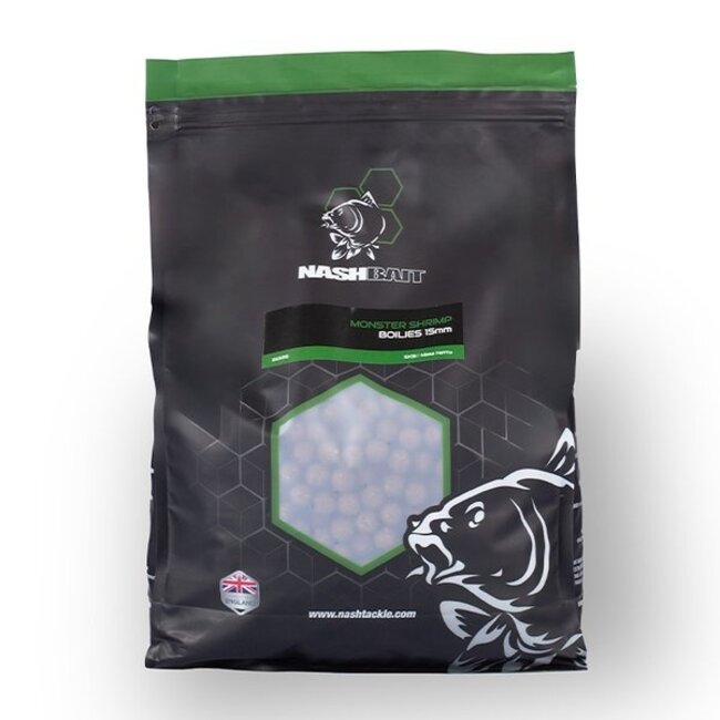 Nash Monster Shrimp Boilies - 1KG - Braun