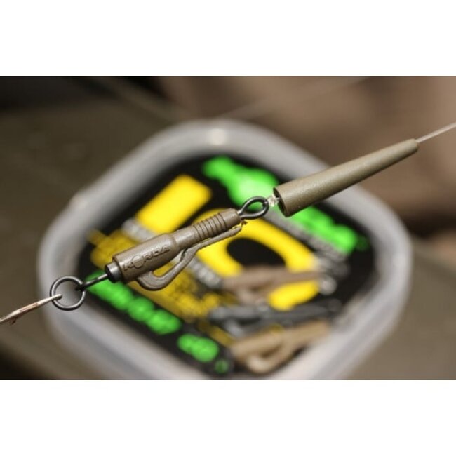 Korda Dunkle Materie 40lb Vorfach Hybrid Blei Clip