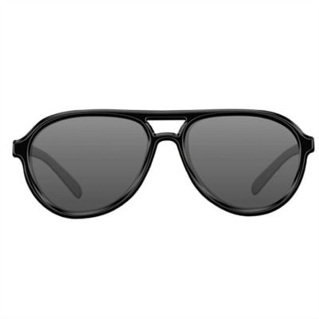 Korda Sonnenbrille Aviator | Matte schwarzer Rahmen | Graue Gläser | Sonnenbrille