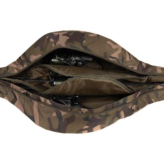 FOX Camolite Tri Sleeves - Wasserdichte Hülle für 3 Ruten mit Rollen, erhältlich in 10ft, 12ft und 13ft