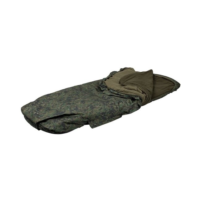 Trakker 365 Camo Schlafsack - Hightech-Isolierung mit reversiblem Futter für den 5-Jahreszeiten-Einsatz