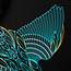 Kumu Take Flight Hoodie Eisvogel mit weichem, luxuriösem gebürstetem Stoff und Kapuze