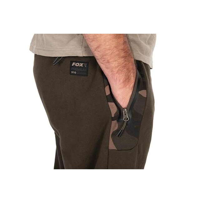 FOX PREMIUM 310 Jogger Khaki/Camo - Bequeme Jogginghose mit Camo-Akzenten