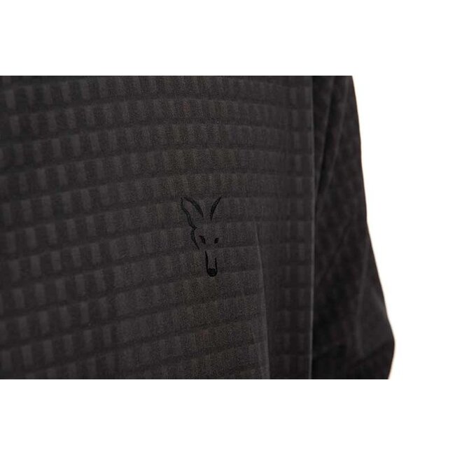 FOX PREMIUM Mid Layer Jacke Schwarz - Atmungsaktiv und komfortabel mit Stretch