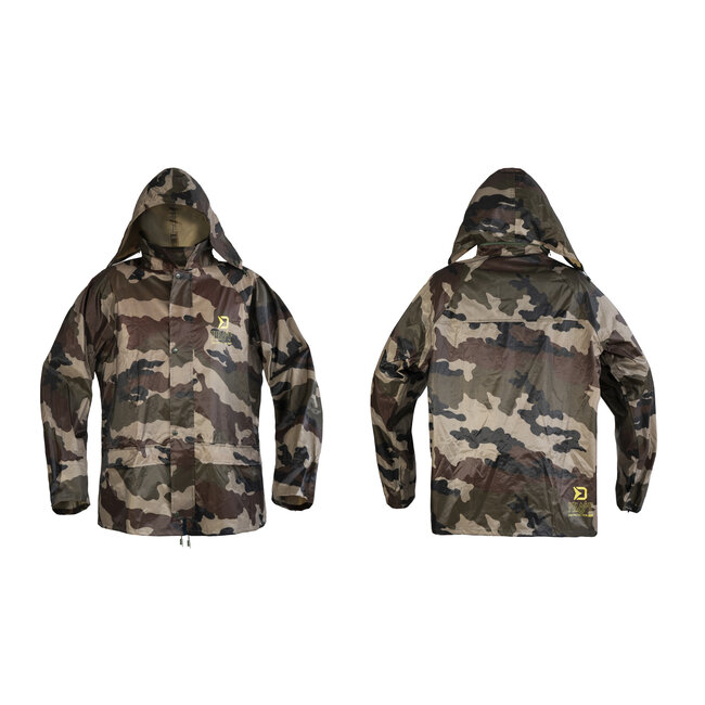 Delphin Regenanzug Camouflage - Wasserdicht und kompakt für regnerische Tage