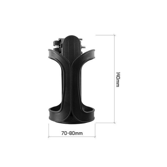 Delphin Vielseitiger Getränkehalter - Stabiler und verstellbarer Getränkehalter