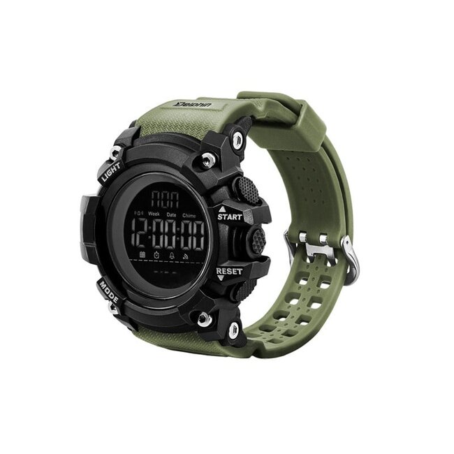 Delphin Delphin WIRUS Digitaluhr in Carpy Grün, robust und wasserdicht bis 50m