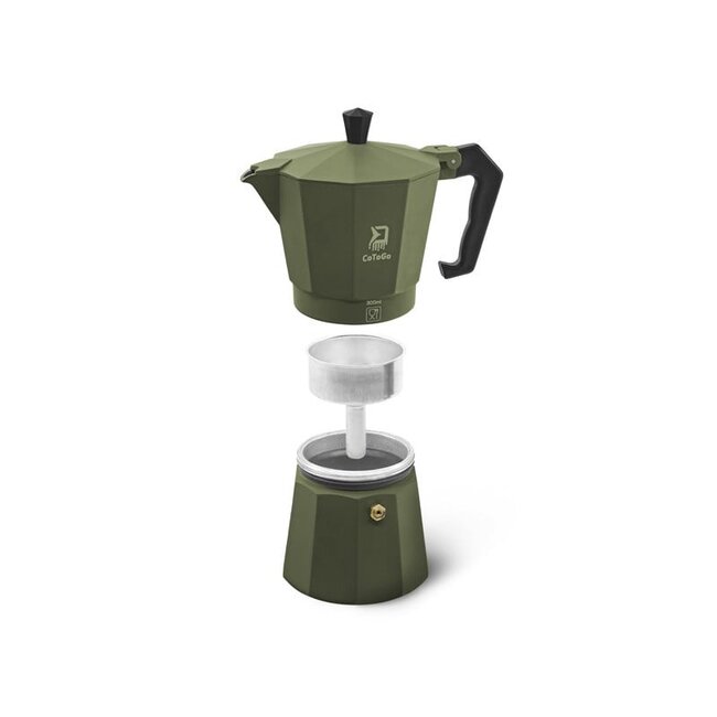 Delphin Delphin CoToGo Perculator - Kaffeemaschine 300ml für Angeln und Outdoor-Aktivitäten