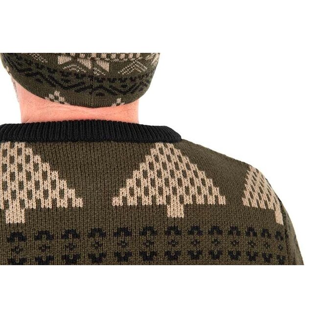 FOX Festlicher Pullover - Gestrickter Weihnachtspulli für die Feiertage