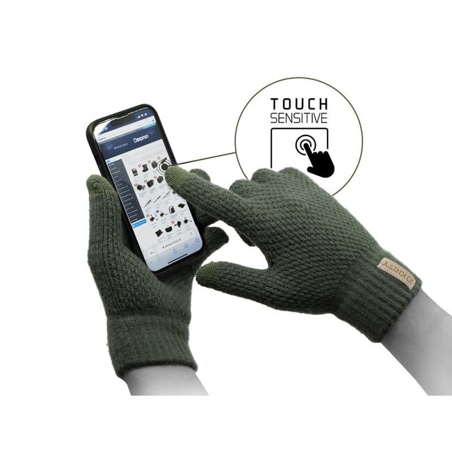 Delphin KNITY Strickhandschuhe - Stylisch und warm zum Angeln und für den Freizeitgebrauch
