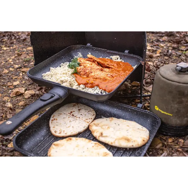 RidgeMonkey Connect Pan & Griddle XXL Granit Edition