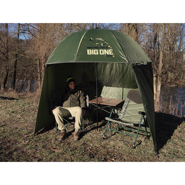 Delphin 'BigONE' Angelschirm mit Druck & Seiten