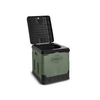 Delphin Portable Toilette - Kompakte Outdoor-Toilette - Grün