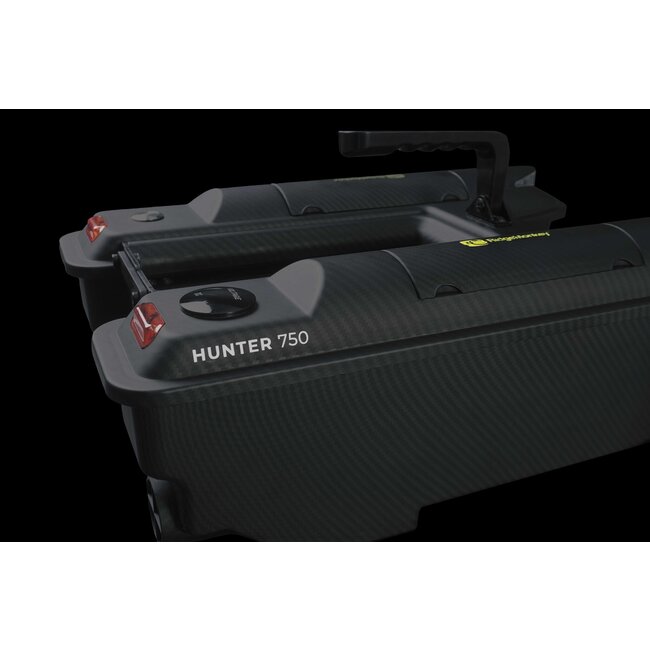 RidgeMonkey Hunter 750 Futterboot mit eingebautem Echolot und Hi-Viz-Design