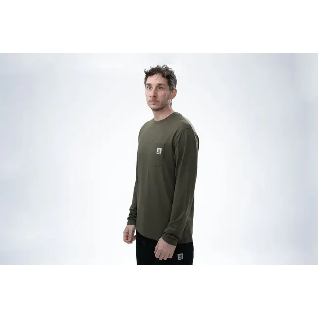 Nash Make it Happen - Carp Logo - Langarm T-Shirt - Grün