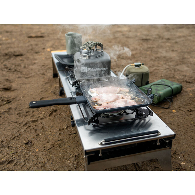 RidgeMonkey Grilla Cookstation - Double Edition - faltbar - Doppelbrenner