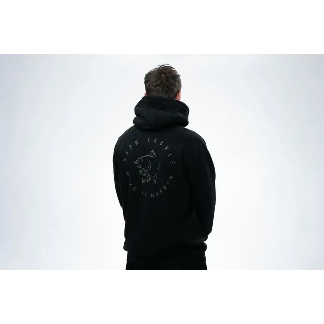 Nash Make it Happen - Carp Logo Hoodie - Schwarz